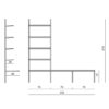 Continua bookcase and desk