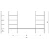 Continua bookcase in a bathroom
